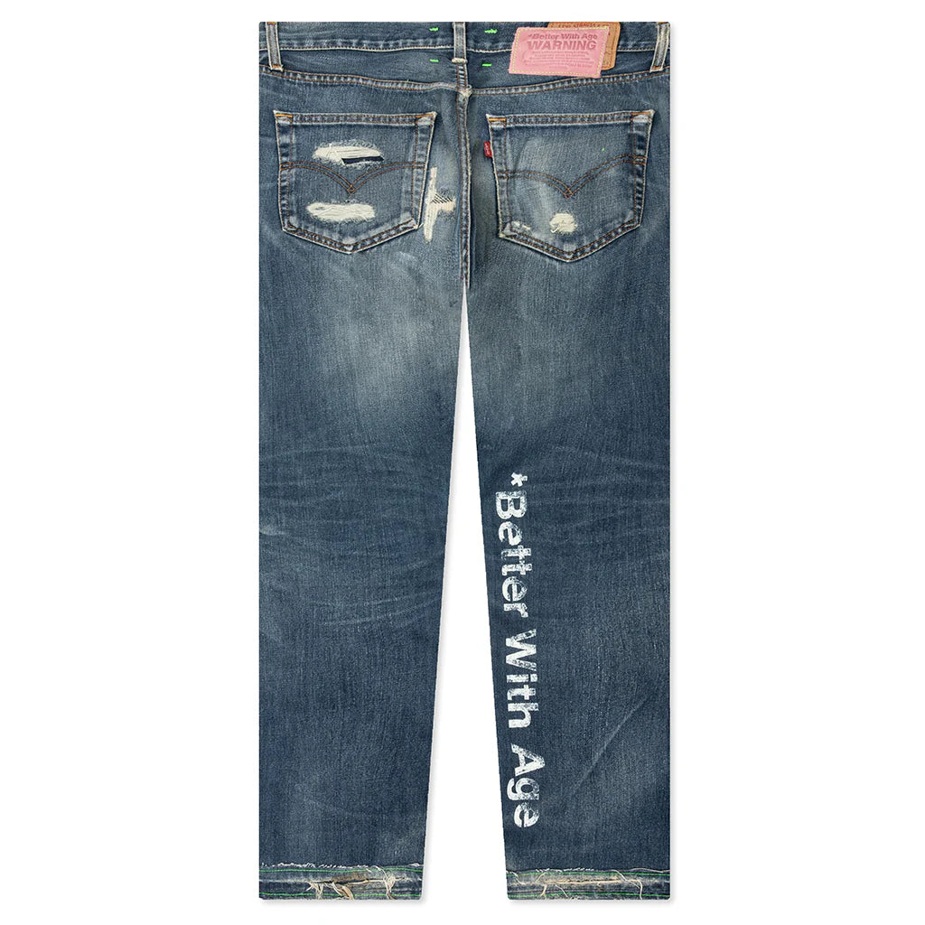 Denim Repair Pants Indigo
