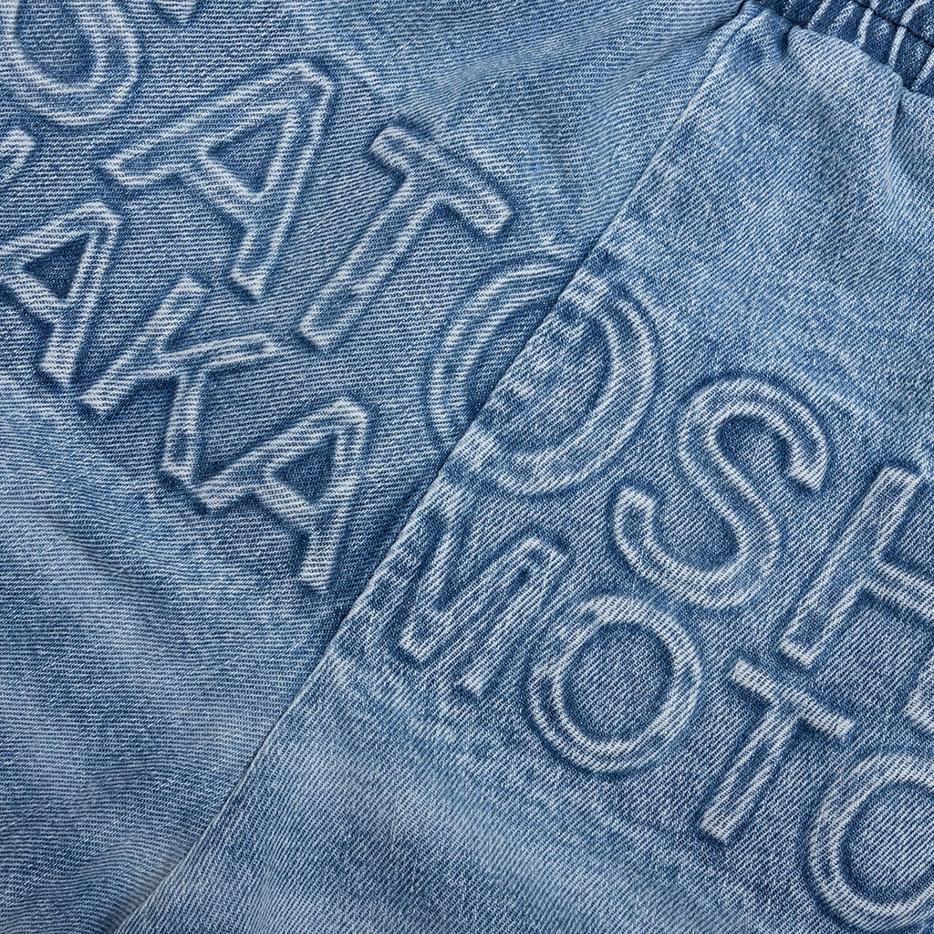 Denim Moto Short Blue Denim