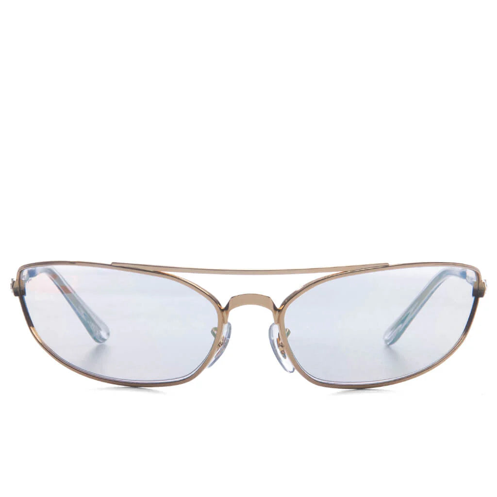 Ray Ban x AAP Rocky LE Mask Pinnacle Metal Gold Mirror