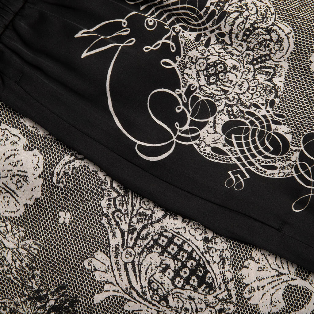 Shorts Black Ecru