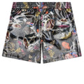 Printed Shorts Black Multi