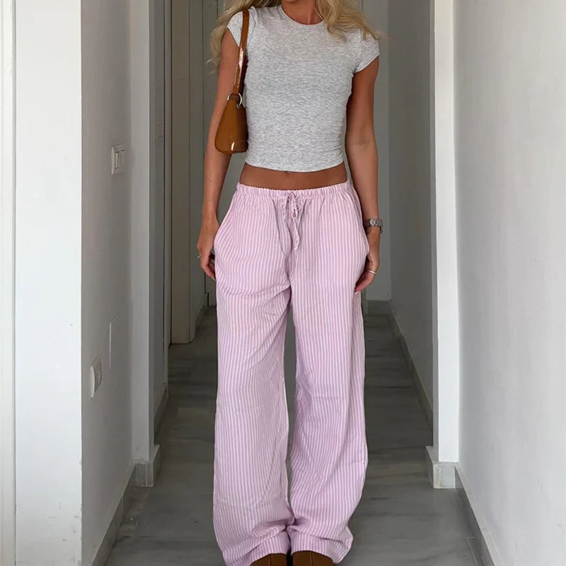 Calça Listrada Alexandra