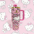 Copo Térmico Hello Kitty Coração 12L Inox com Tampa Hermética