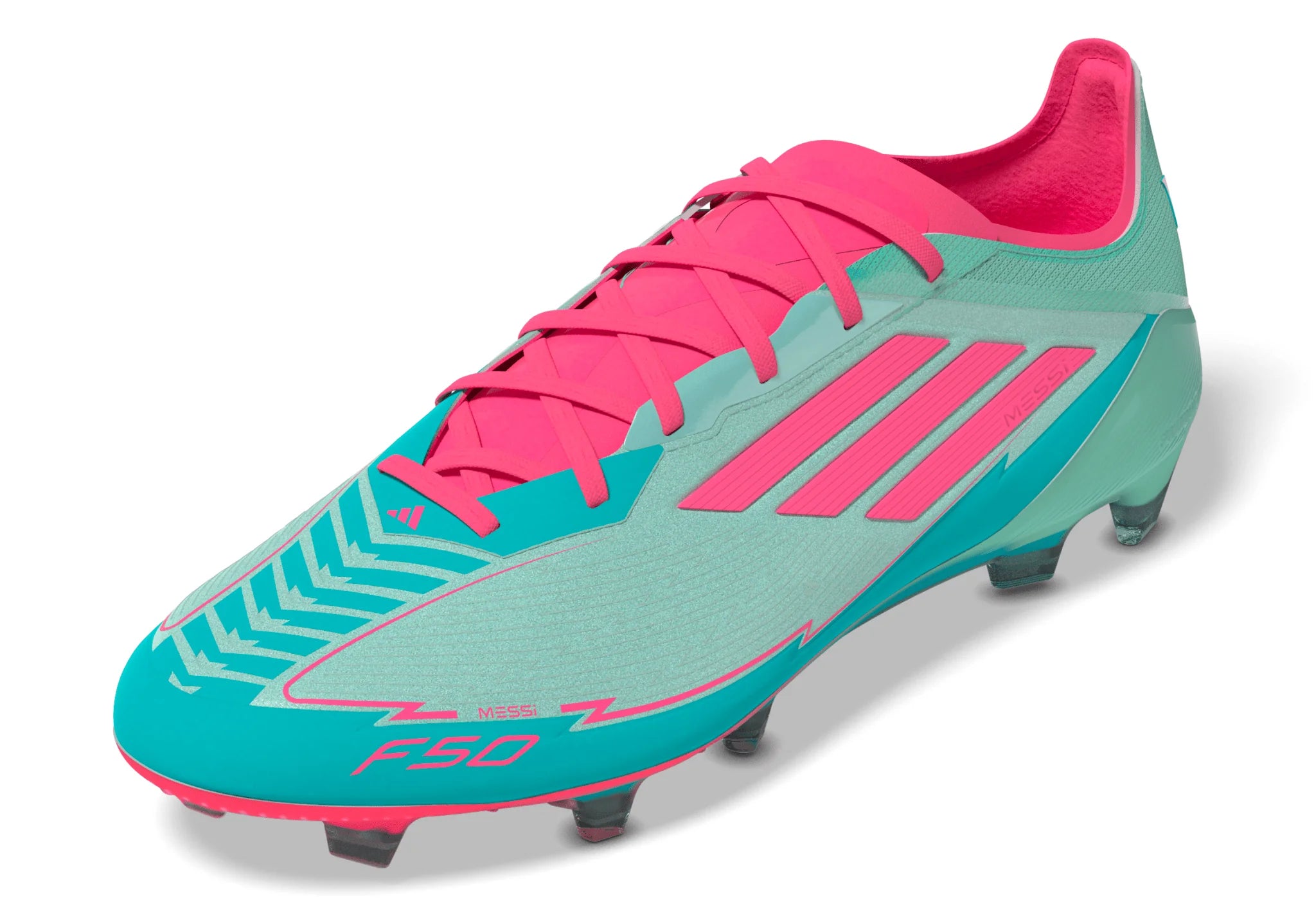 adidas F50 Elite Messi Firm Ground Boots Aqua Pink