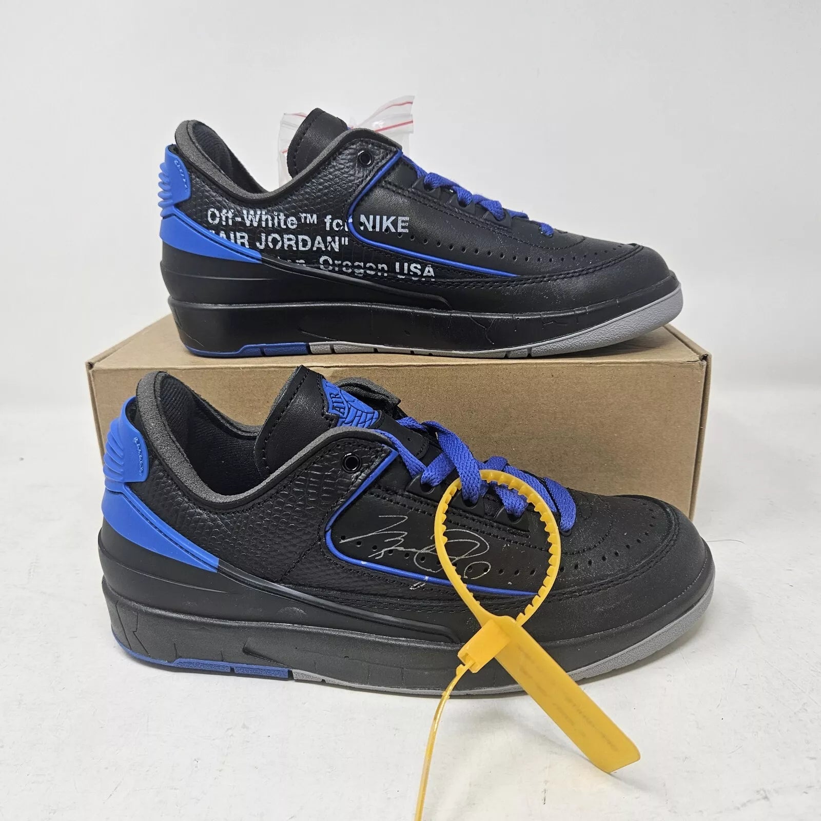 Nike Air Off White x Jordan 2 Retro Low SP Black Varsity Royal