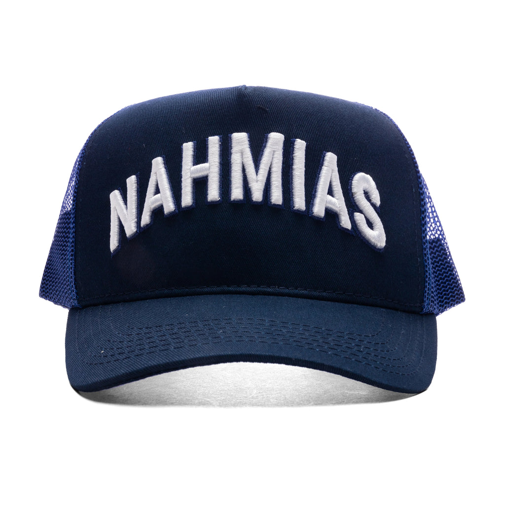Varsity Nahmias Trucker Hat Azul Canvas