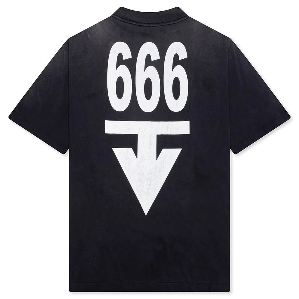 Saint M6 x Babylon Statue Skull S S Tee Black