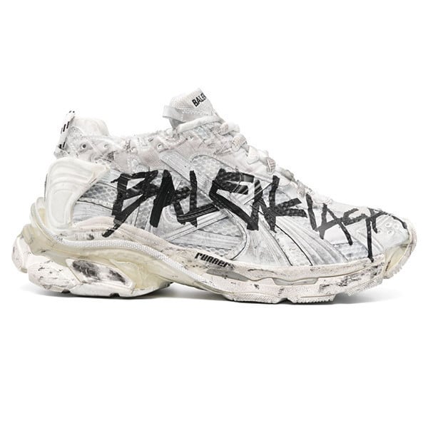 Balenciaga Runner Graffiti Print Sneakers