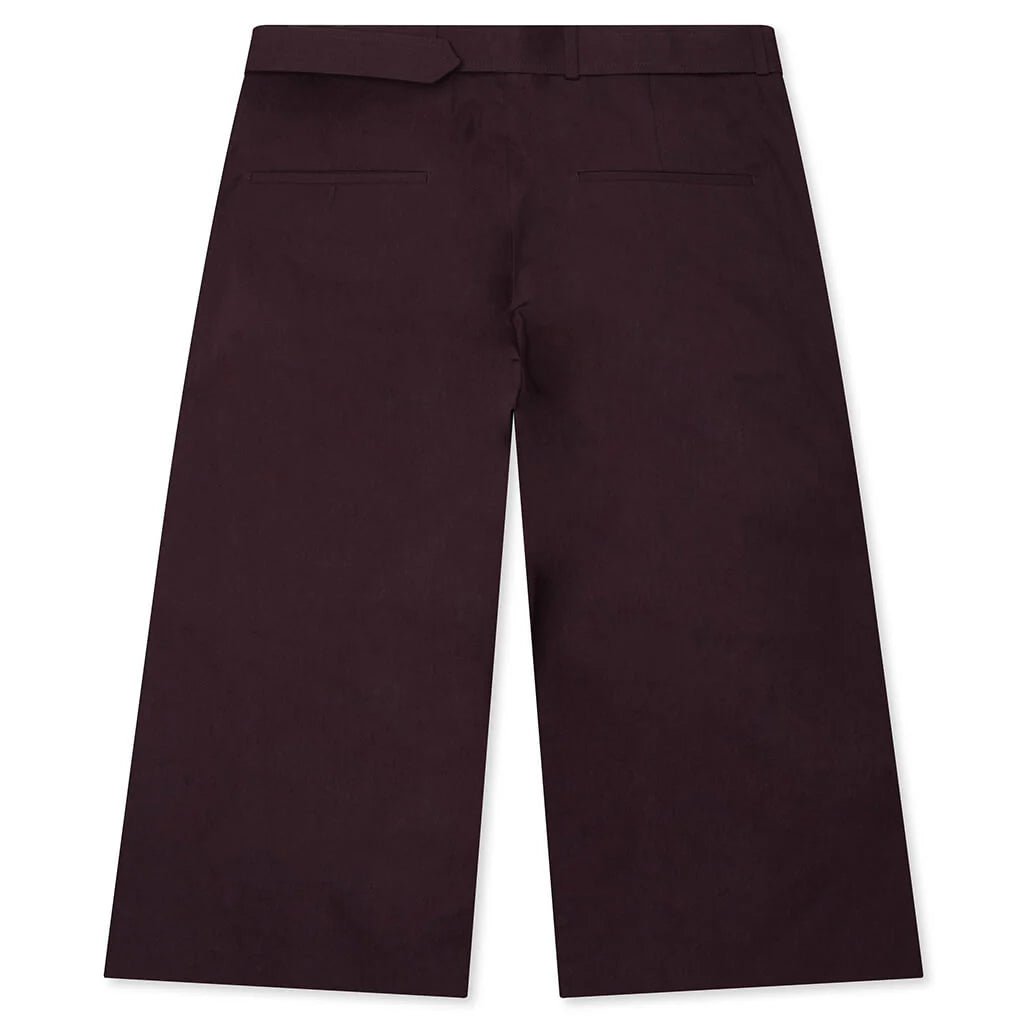 Preaches Poplin MW Pants Dark Purple