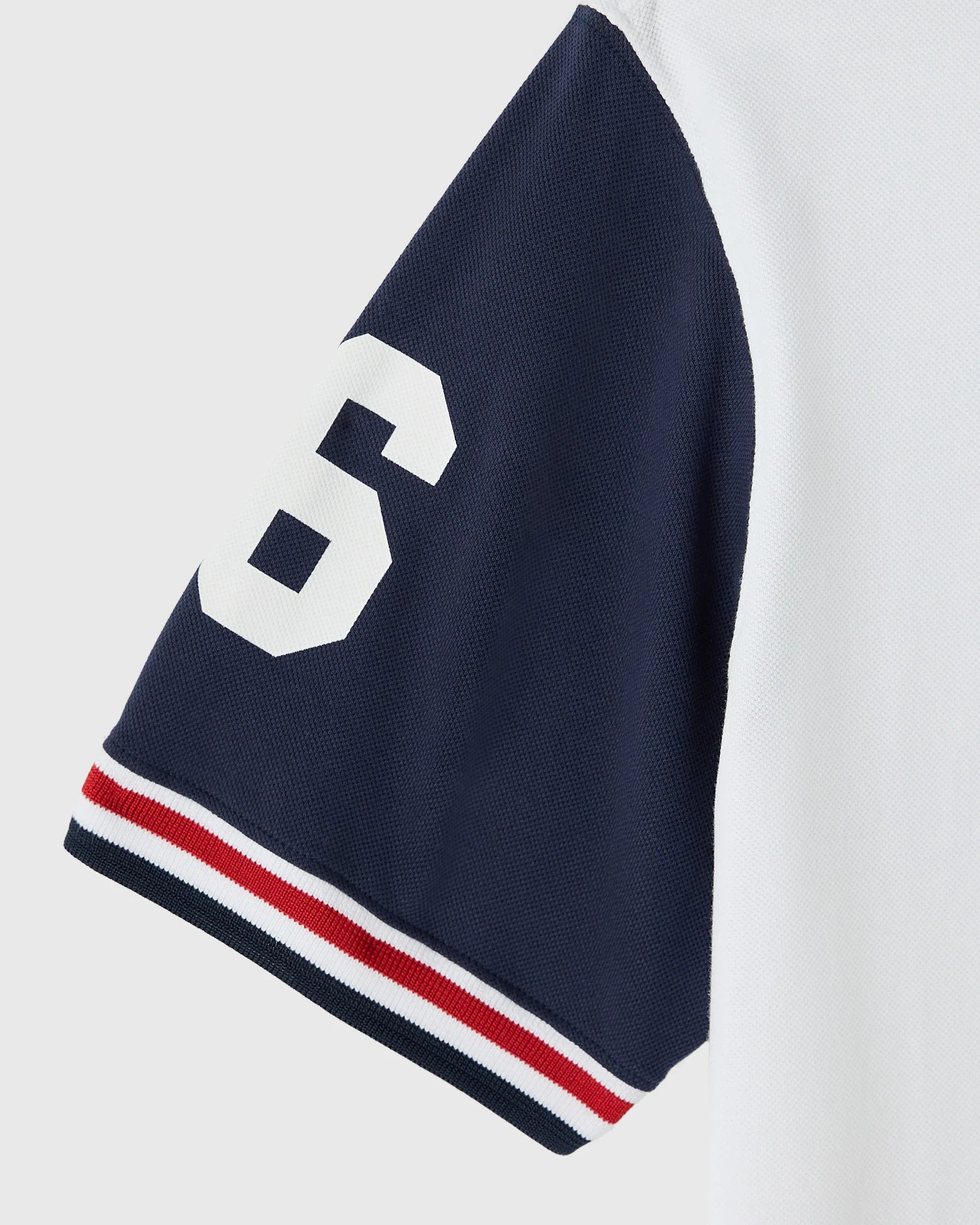 Quarter Zip Short Sleeve Polo White