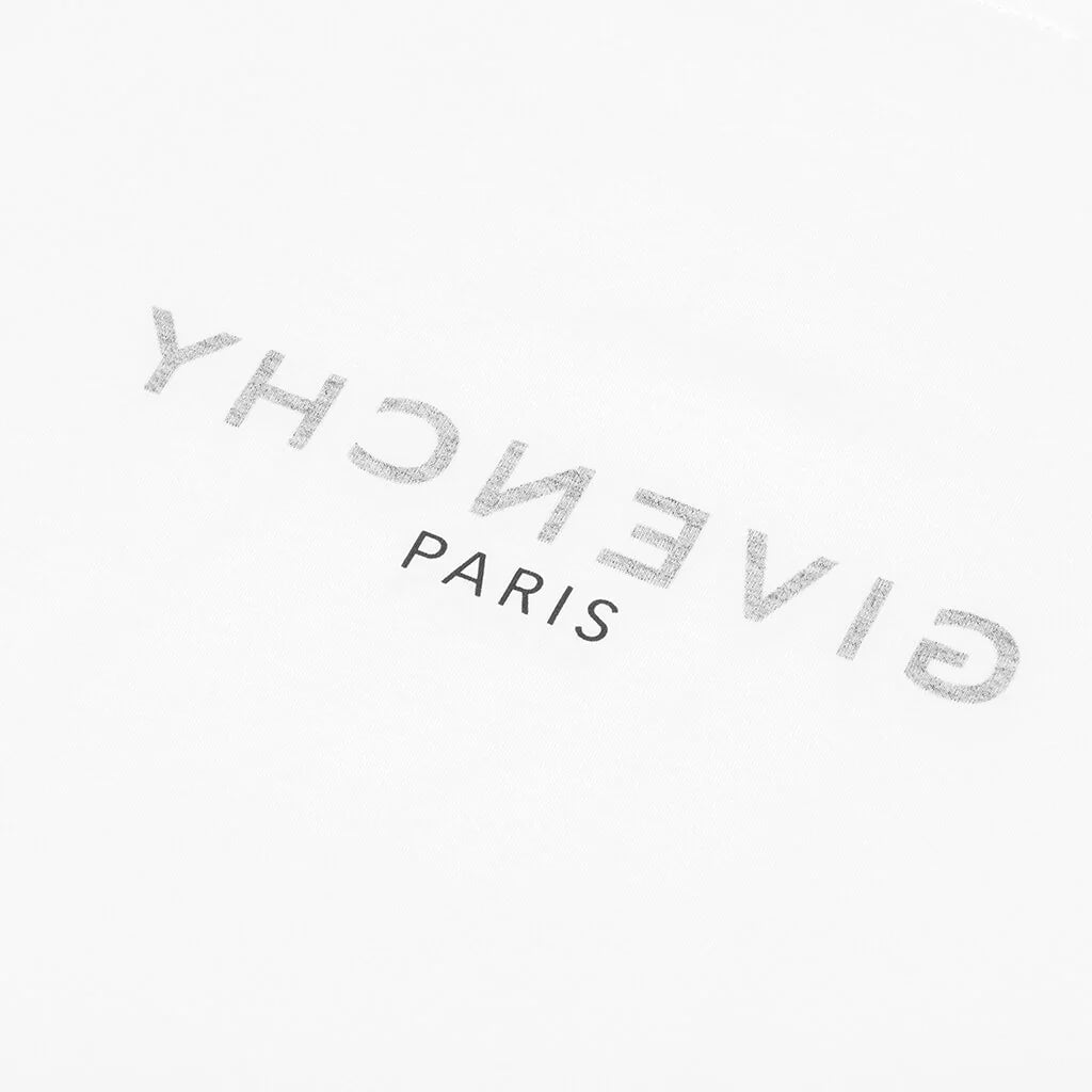 Paris Reverse Oversized Shirt White