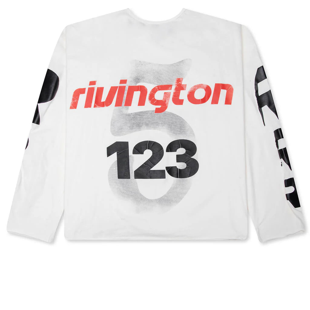 Anti Death Enemy L S Tee Max White