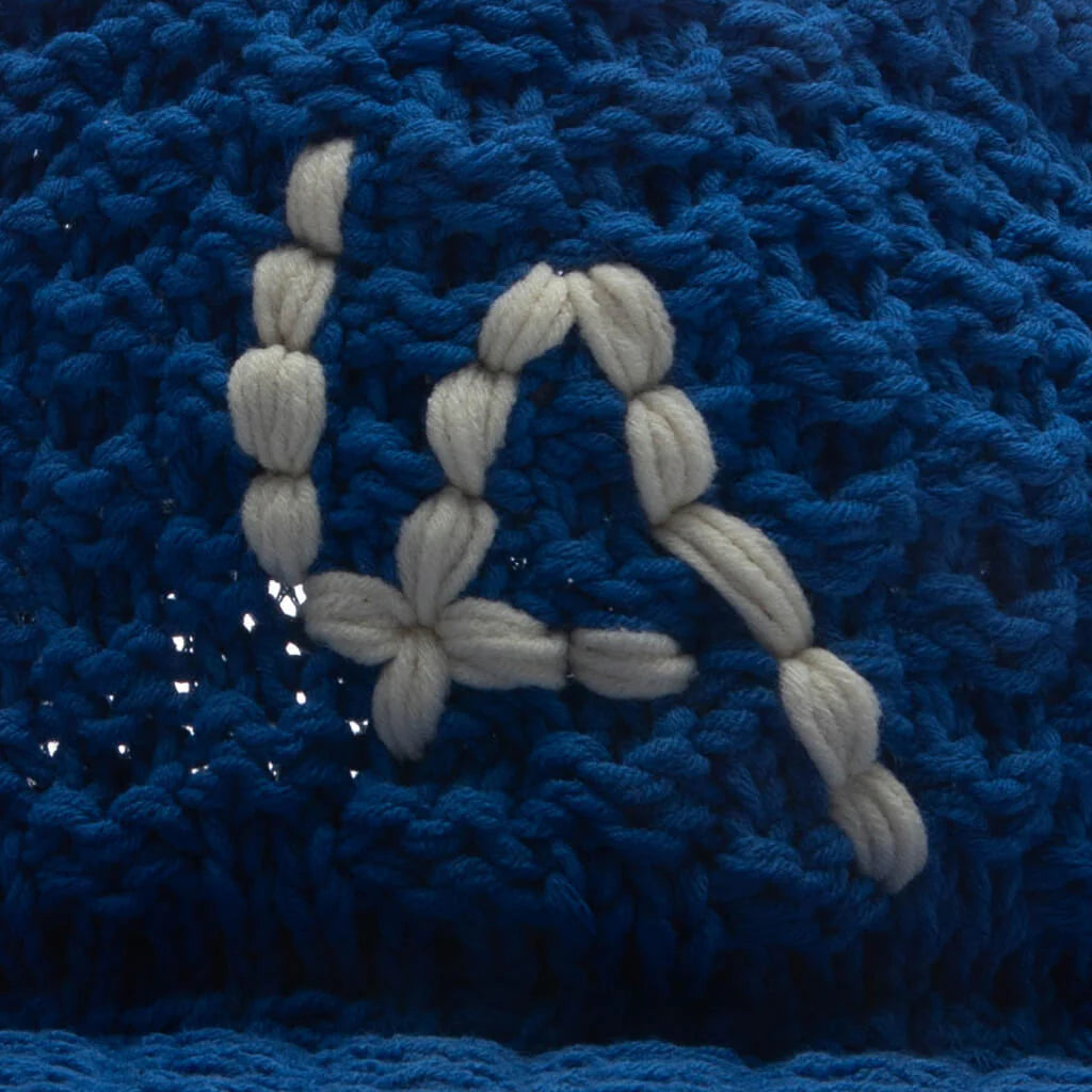 Crochet Knit Cap Blue