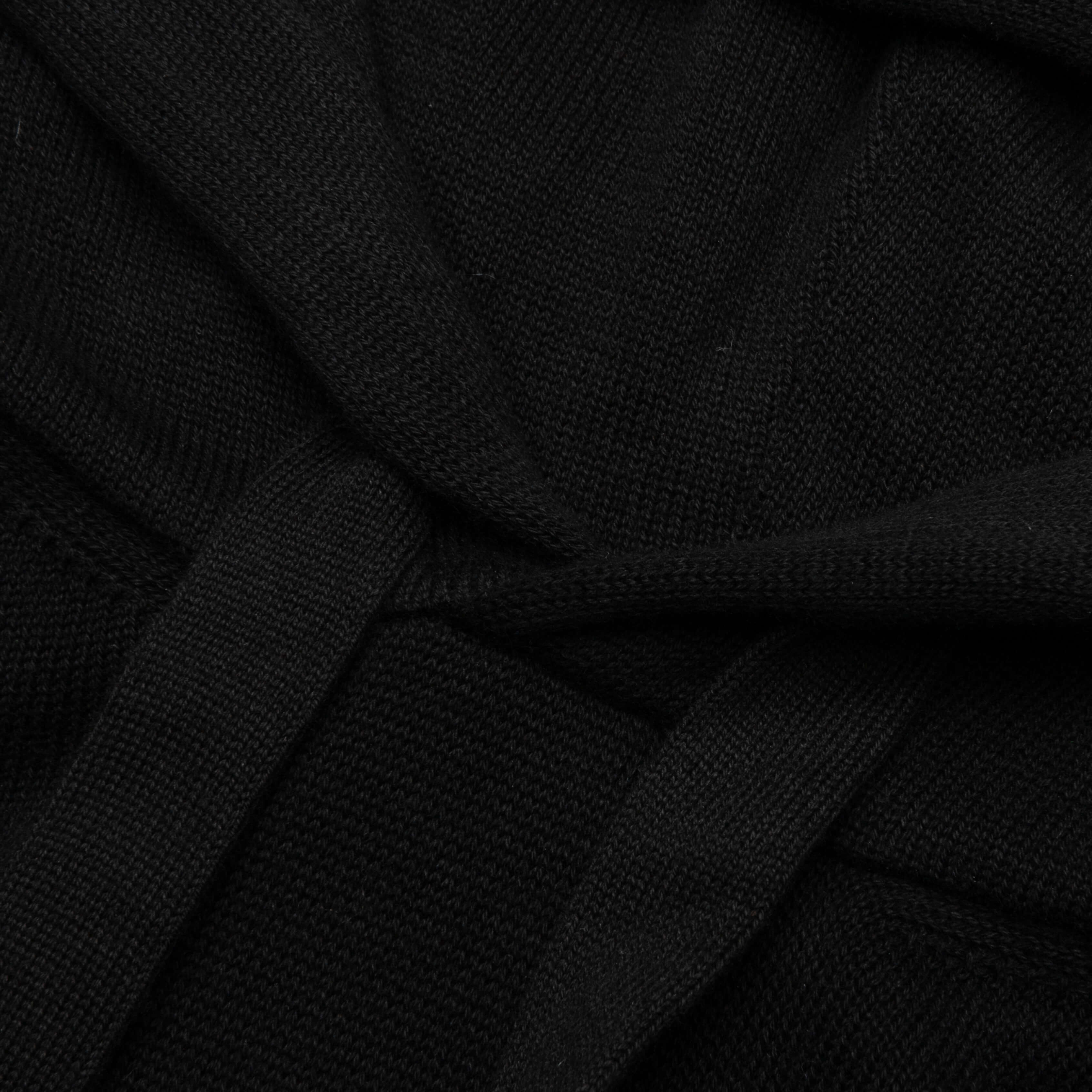 Floral Logo Hoodie Black