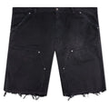 Stud Denim Shorts Black