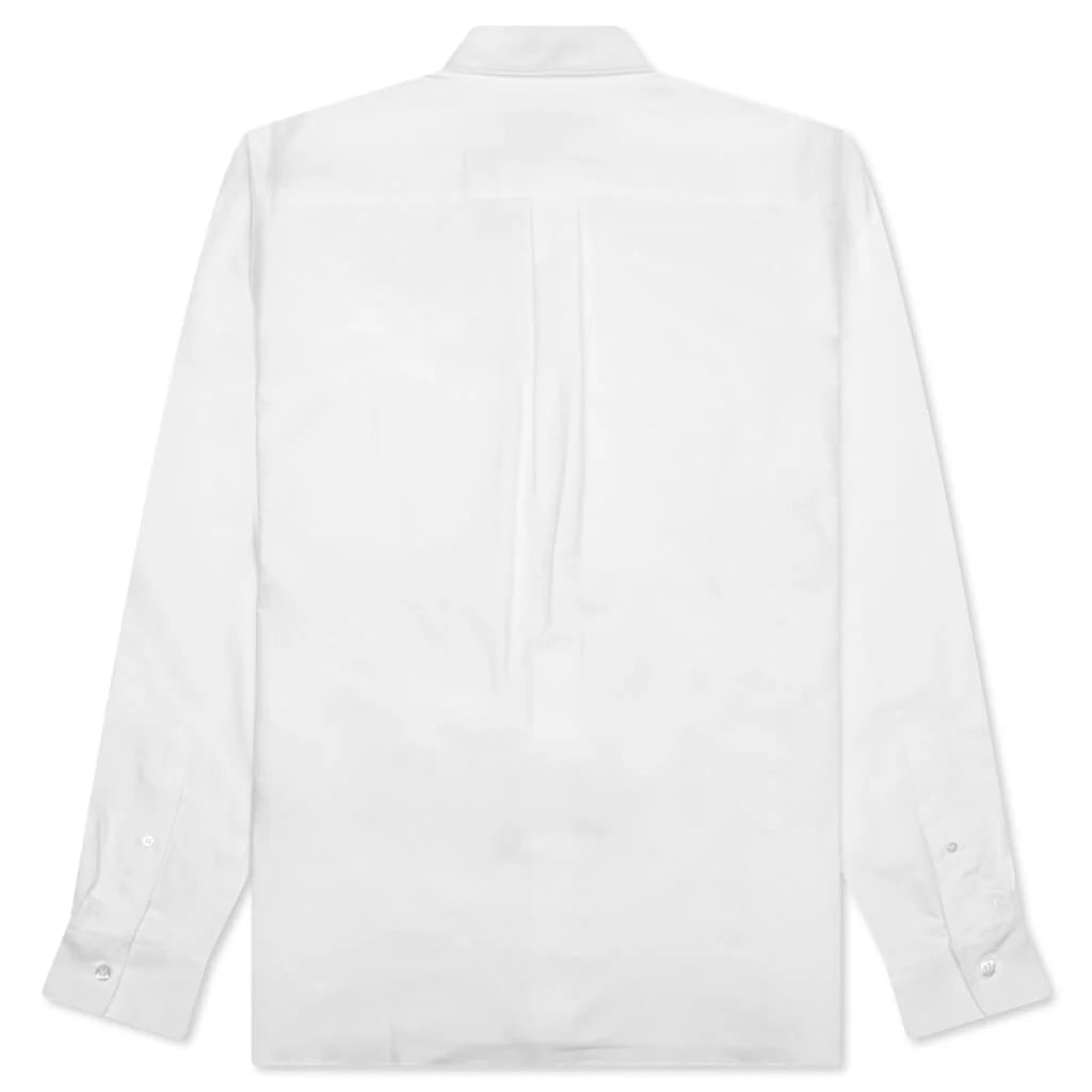 Classic Fit Logo Pocket Shirt White