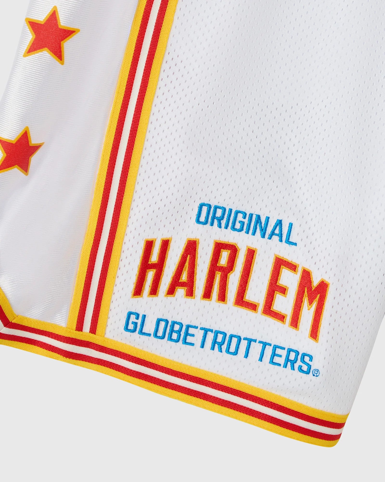 Harlem Globetrotters Basketball Short White