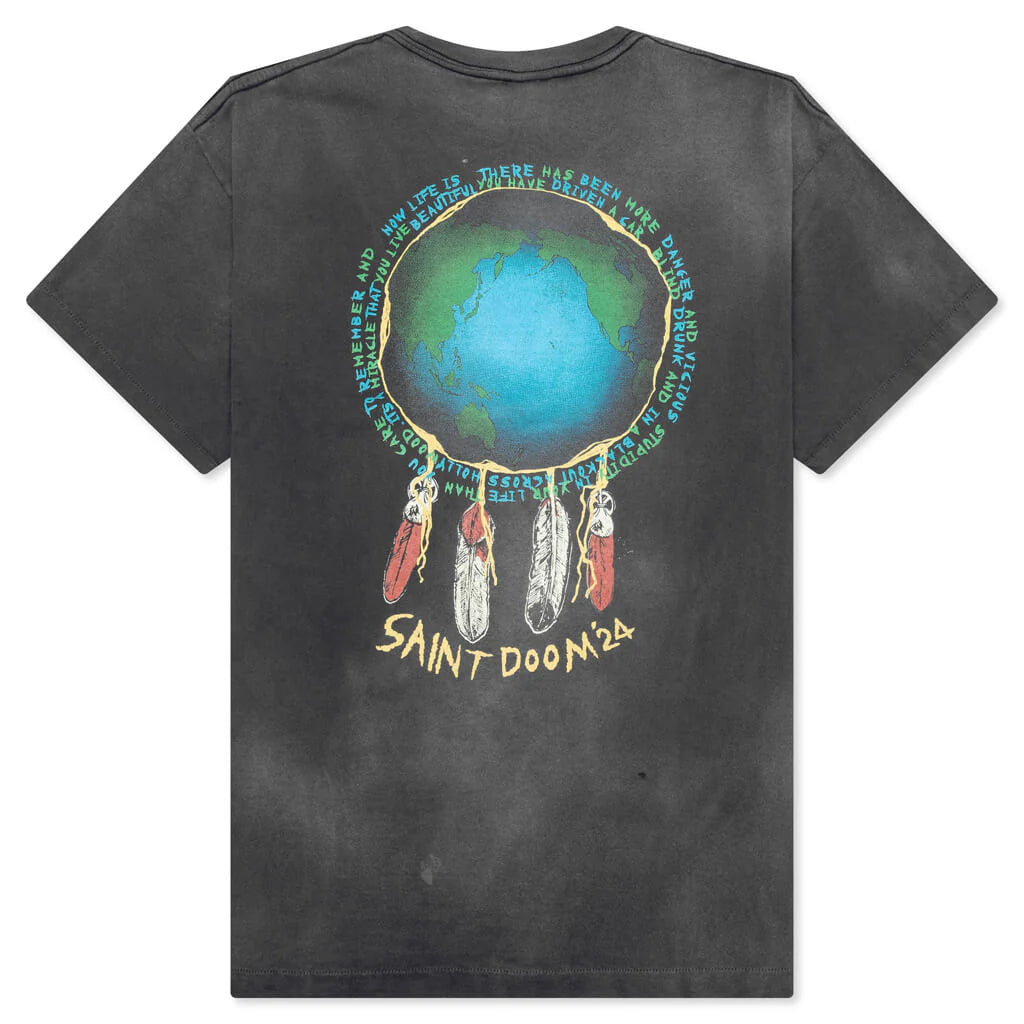 Saint Michael x Last Man Holy Ghost S S Tee Black