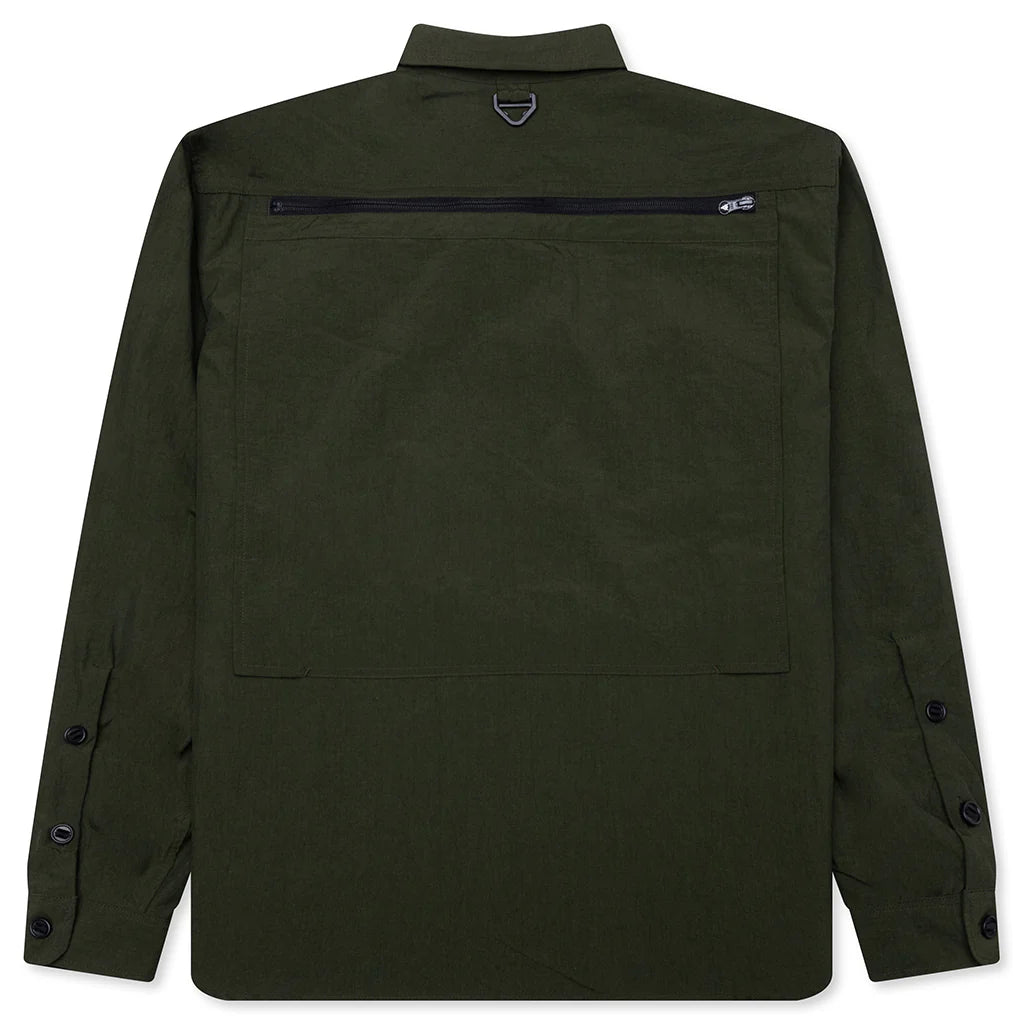 Tenkara Trout Nylon Ripstop Shirt Green