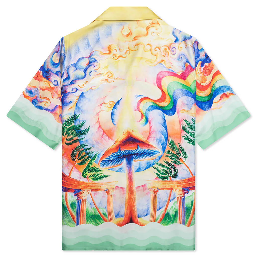Natures Teacher S S Cuban Collar Shirt Multi