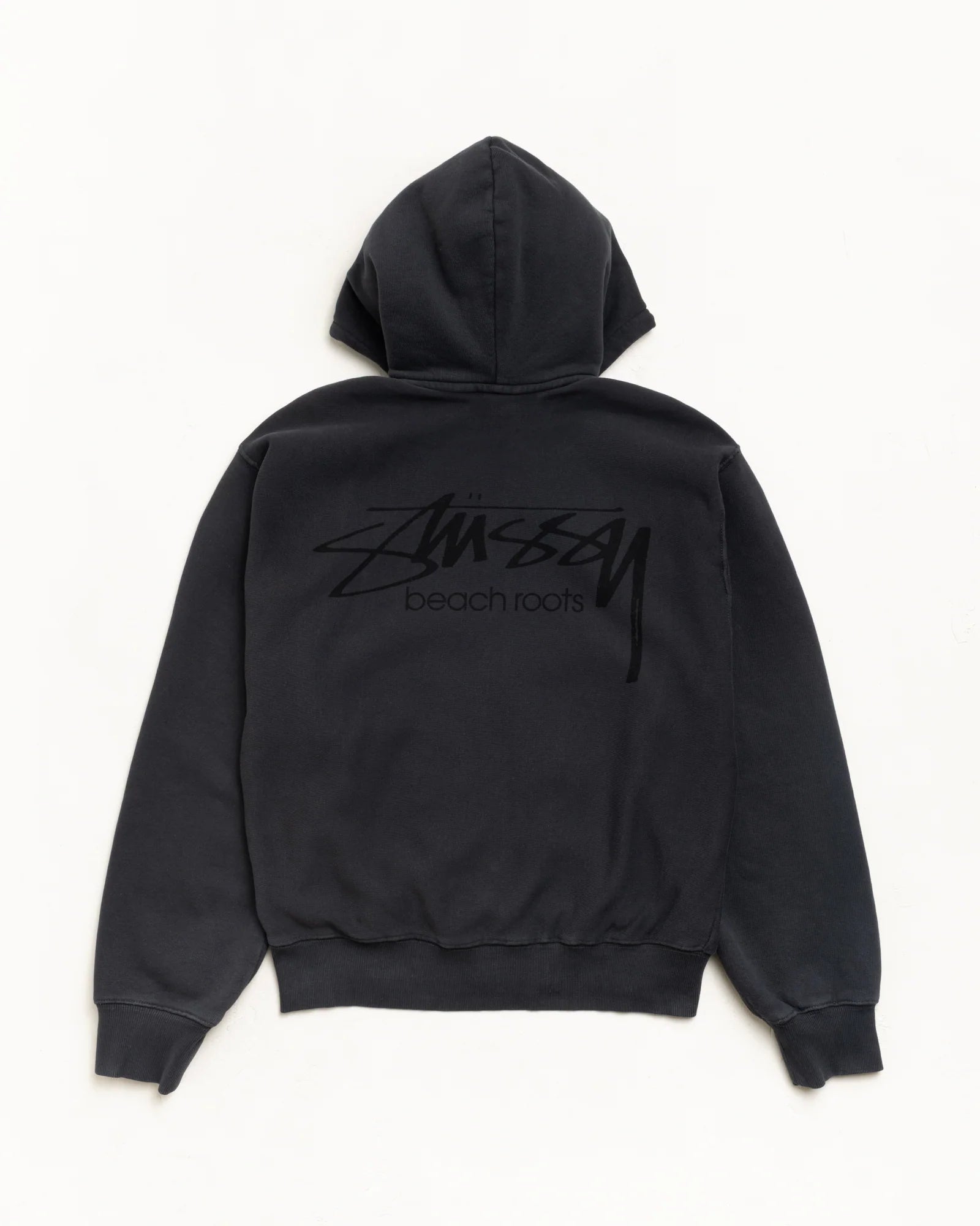 BEACH ROOTS ZIP HOODIE GARMENT DYED