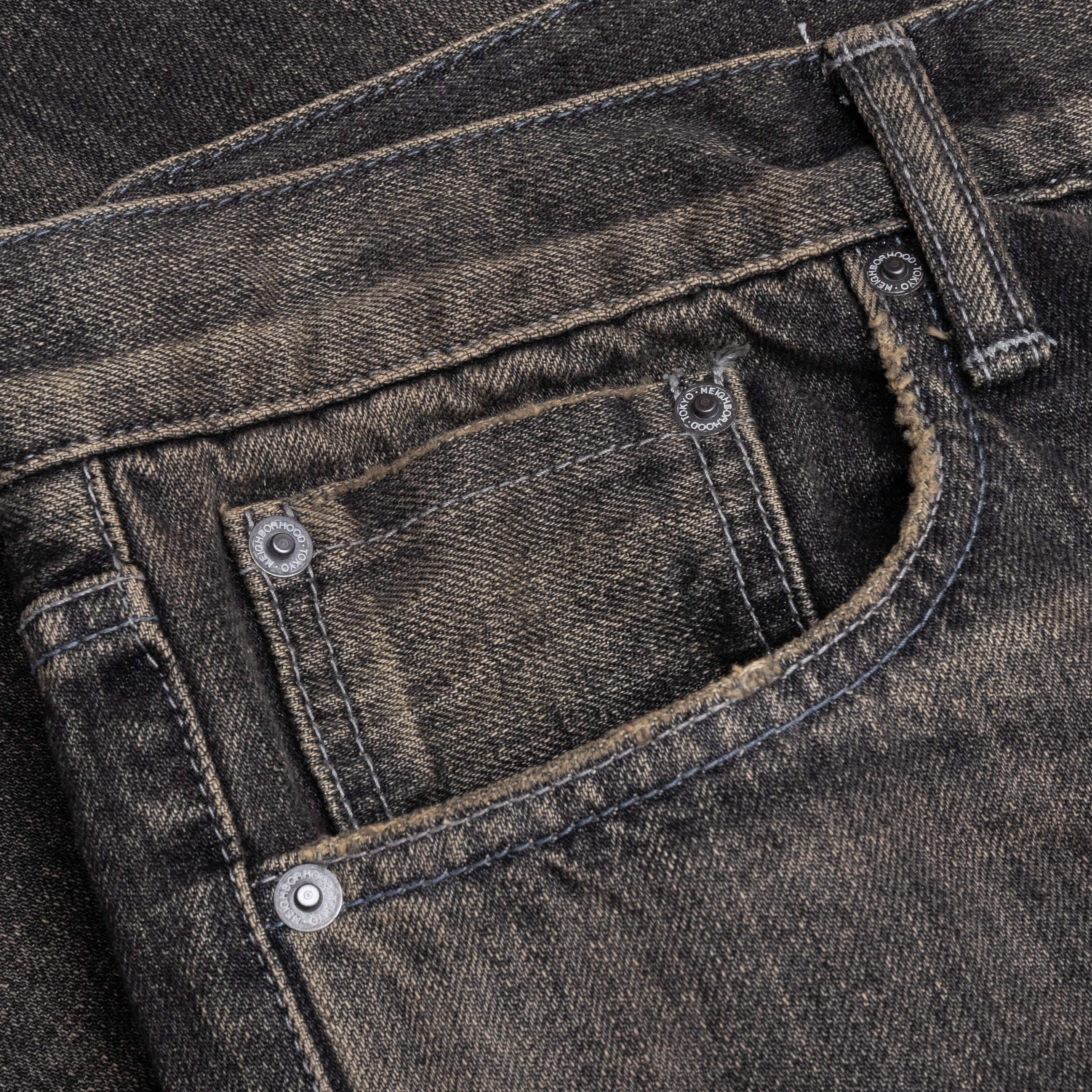 Savage Denim DP Basic Pants Black