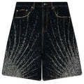 20K Diamond Starlight Denim Shorts Blue
