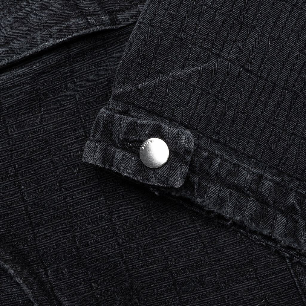 Jacquard Carpenter Jean Faded Black