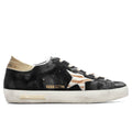 Womens Super Star Sneakers Black White White Beige Zebra