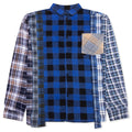 7 Cuts Wide Flannel Shirt Assorted