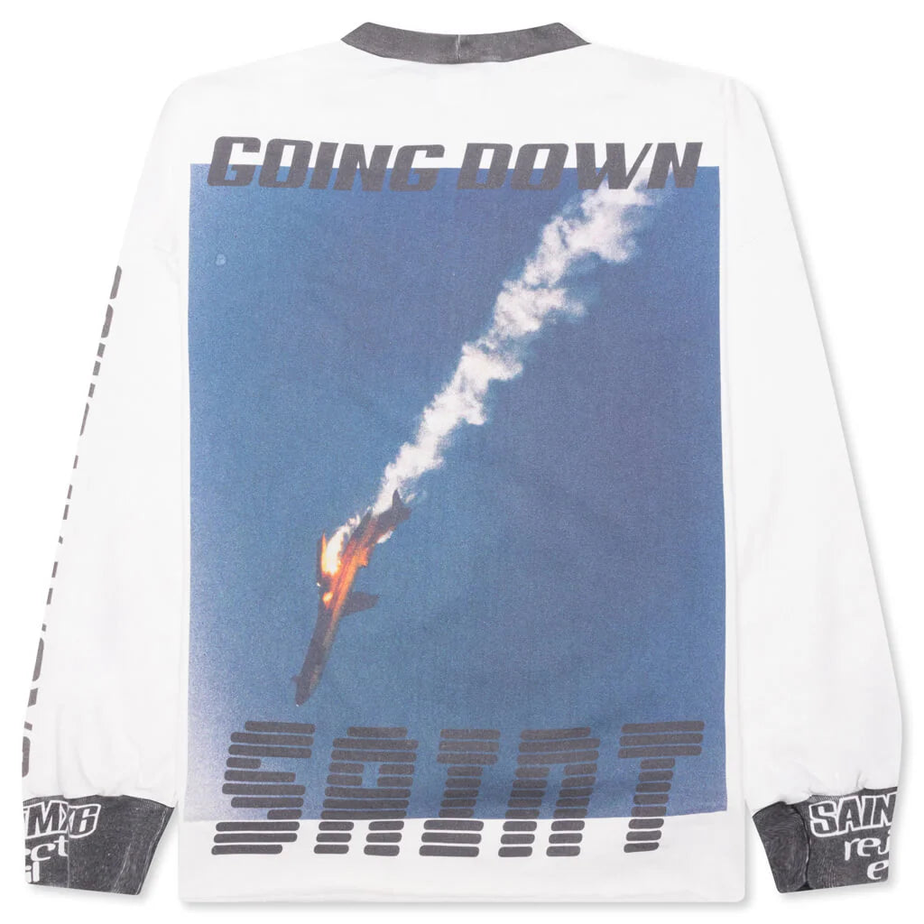 Going L S Tee White
