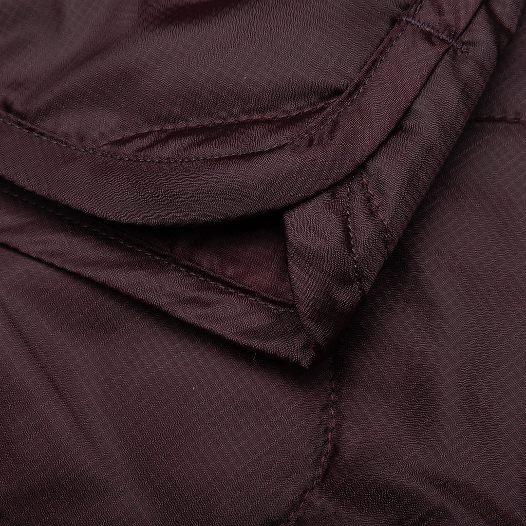Pleaded Padded Shorts Auburn