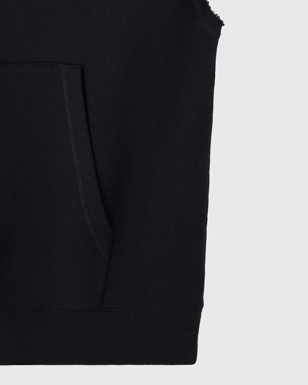 Sleeveless Training Hoodie Black