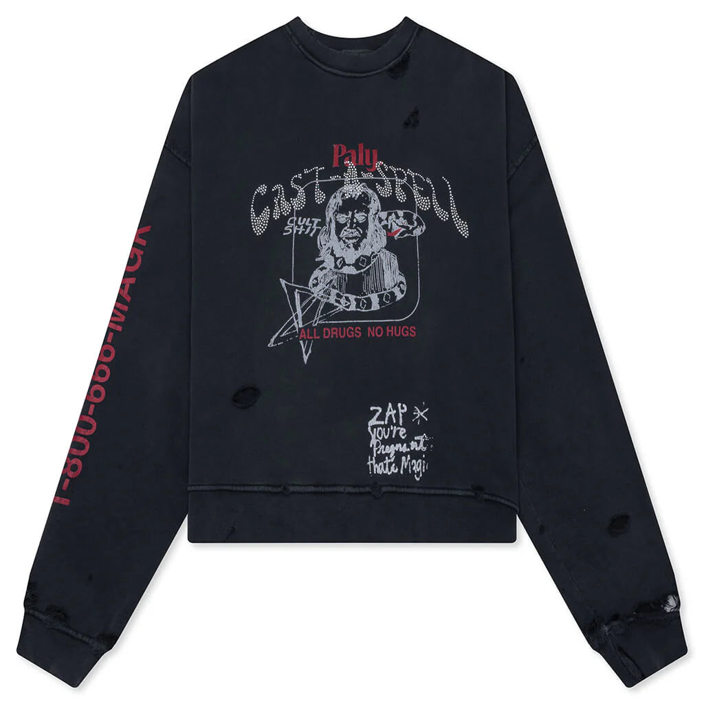 Cast A Spell Crewneck Black