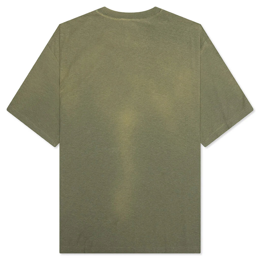 Logo Relaxed Fit T Shirt Olive Green
