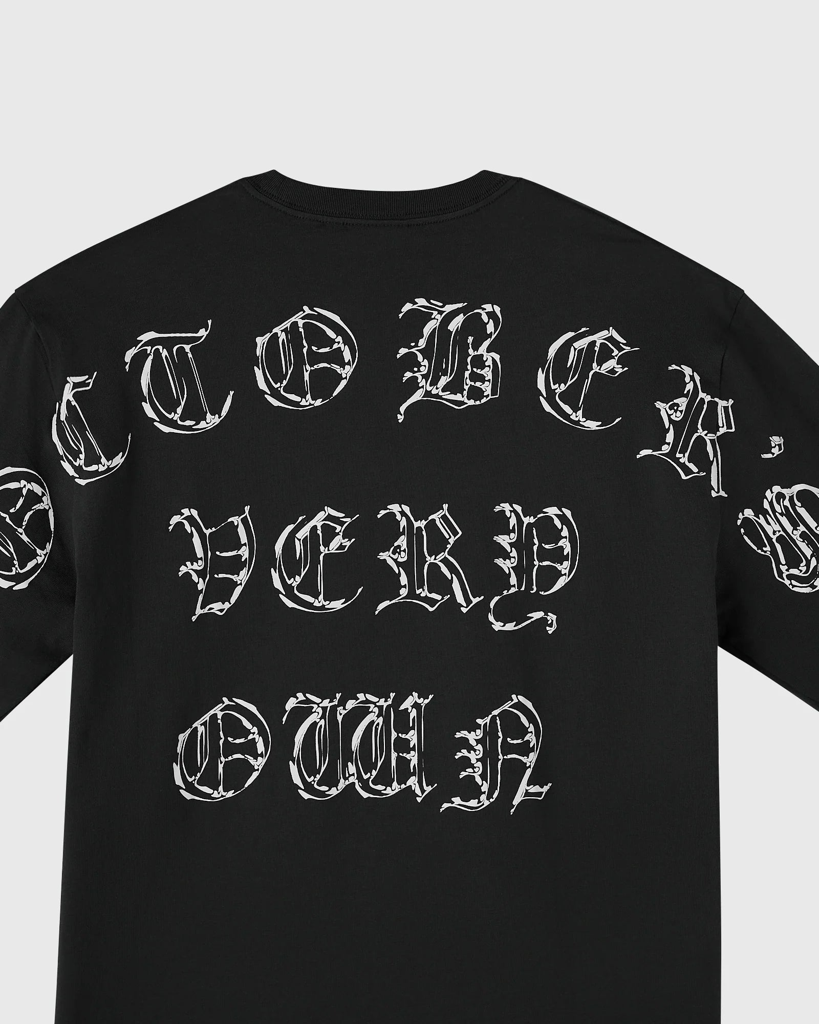 6 Gold Long Sleeve Tee Black