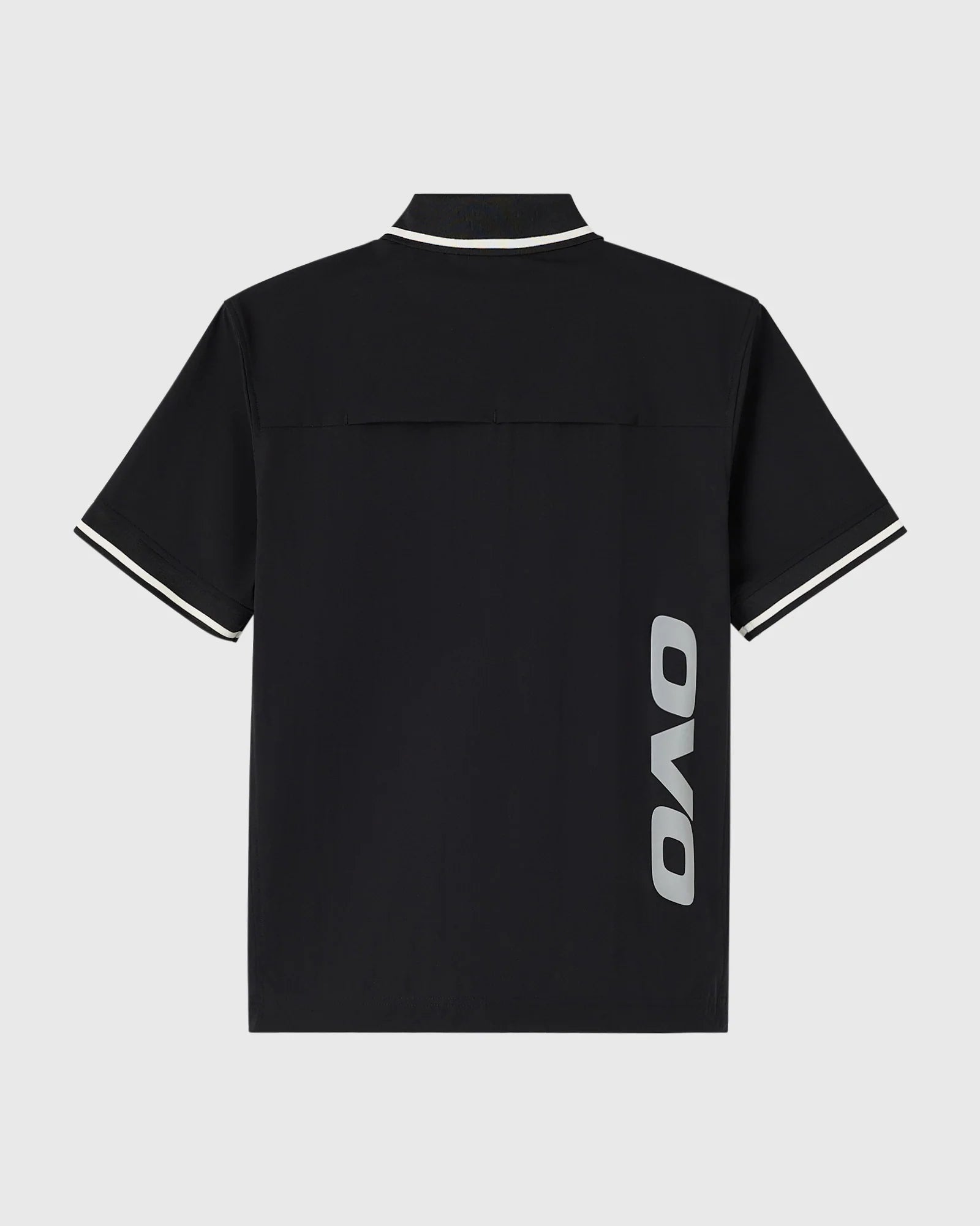 OVO Golf Stretch Nylon Polo Black
