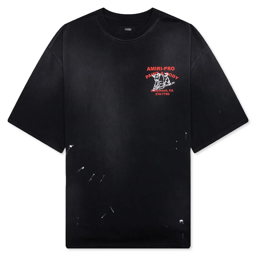 Amiri Bull Oversized Tee Black