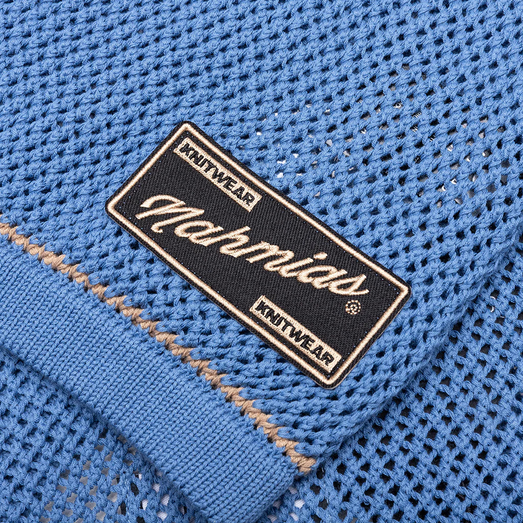 24 Football Knit Shirt Light Blue