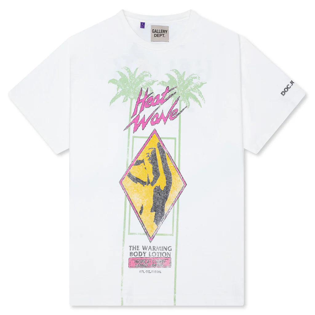 Gallery Dept x Doc Johnson Heat Wave Tee Light Archival White