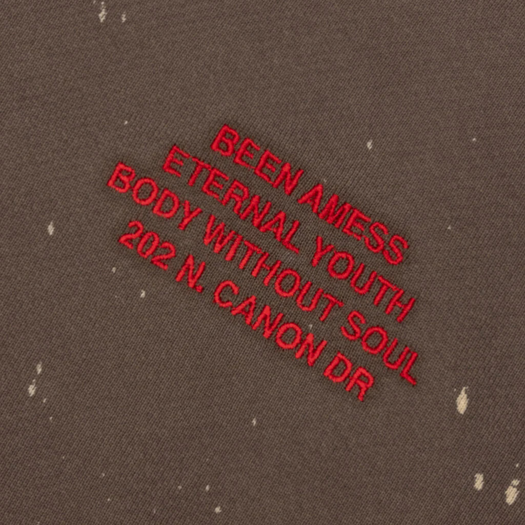 Been Amess Zip Hooded Sweatshirt Brown