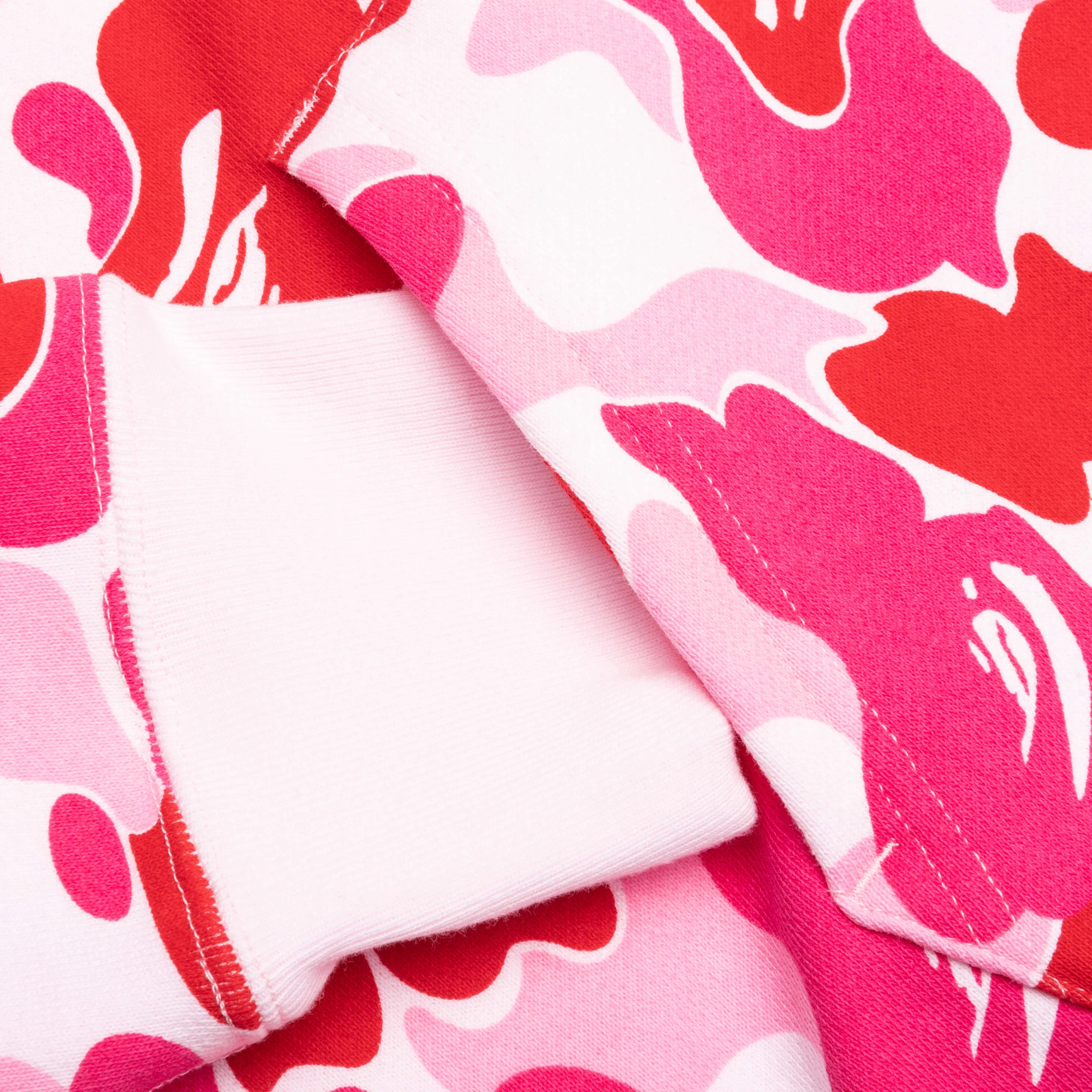 ABC Camo 2nd APE Pullover Hoodie Pink