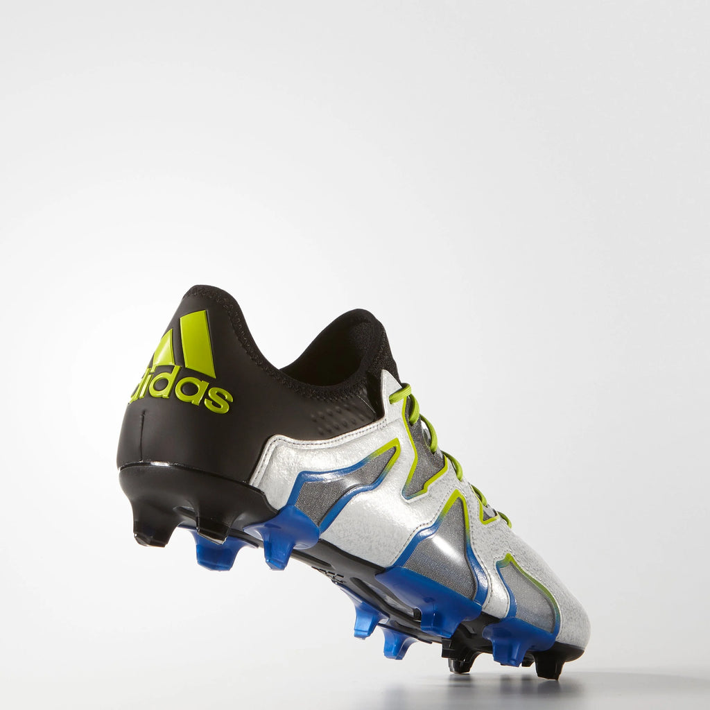 adidas X 15 SL FG AG Multi Groud Soccer Cleats White Black Shock Blue