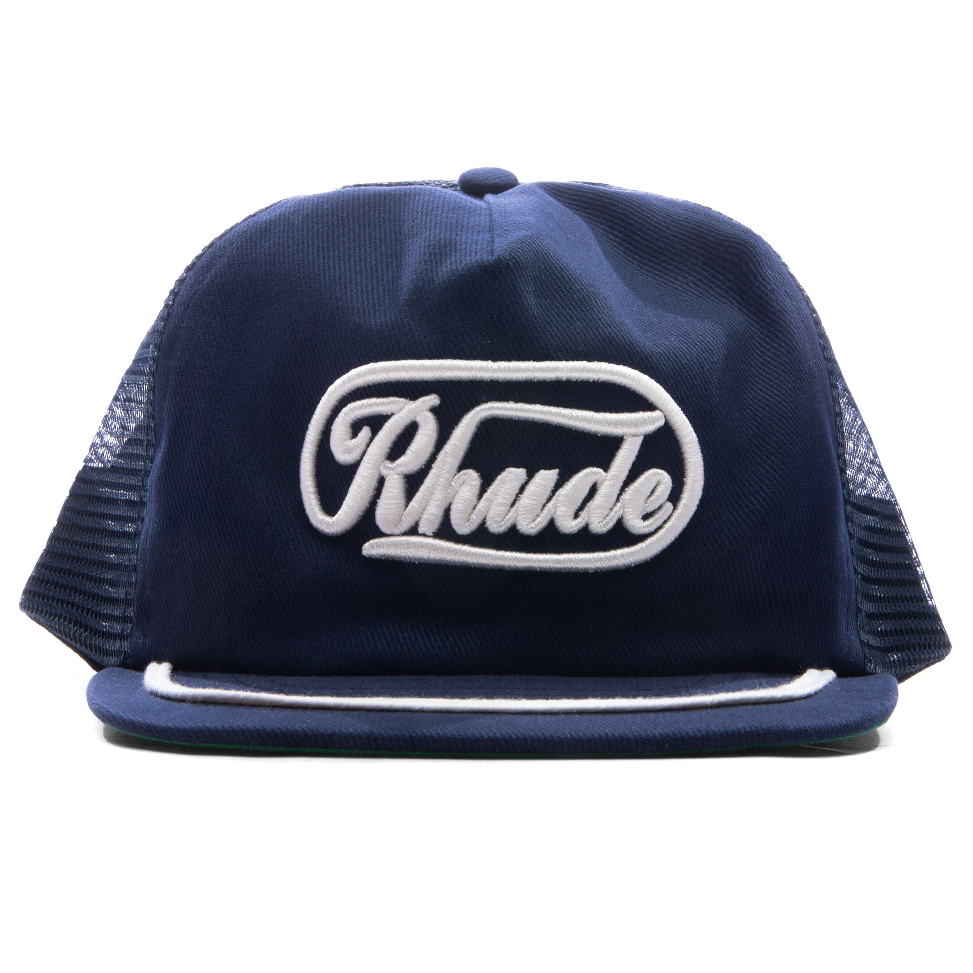 Patch Trucker Hat Navy White