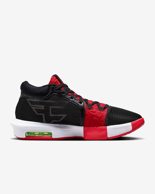 Tênis Nike Lebron Witness VIII Pretop Branco Vermelho