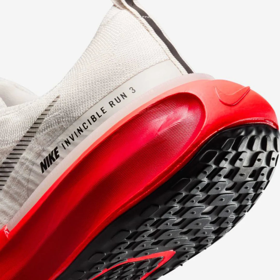Nike Invincible Run 3 Branco Vermelho Neon