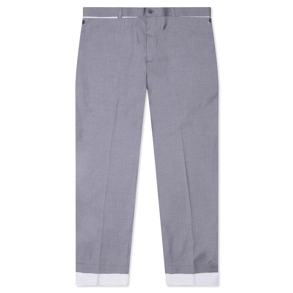Removeable Panels Trousers Grey