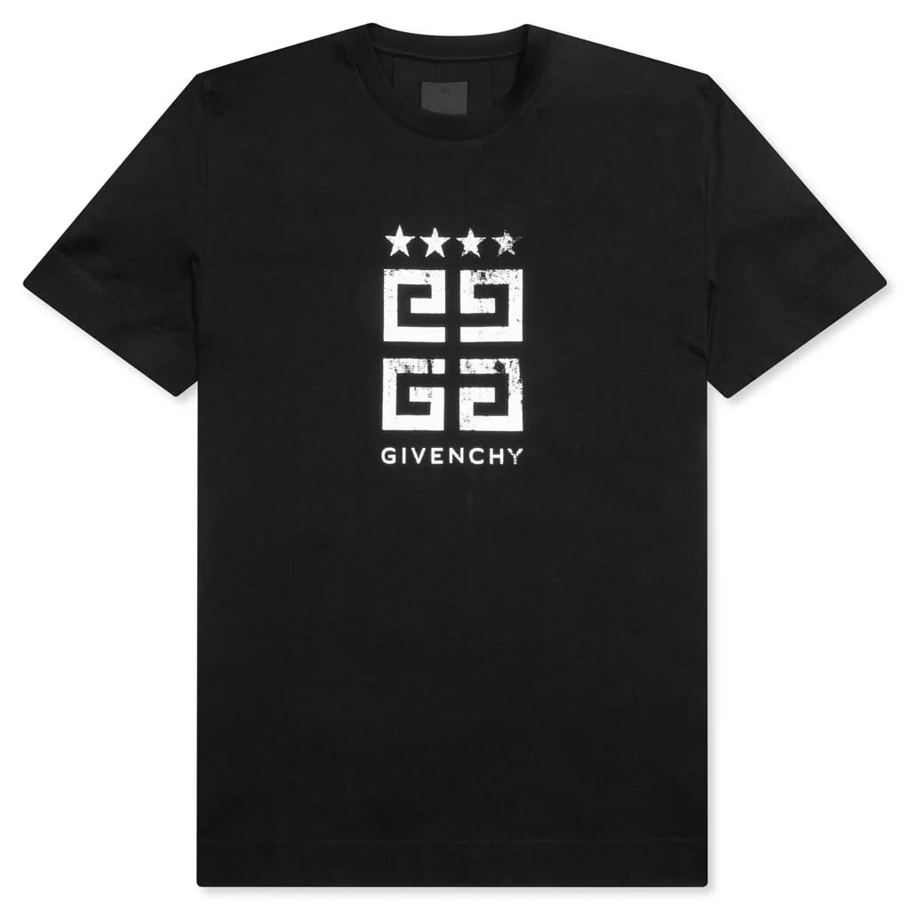 4G Stars T Shirt Black