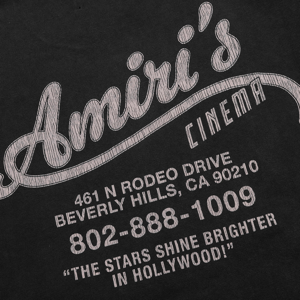 Amiri Cinemas Vintage Tee Black
