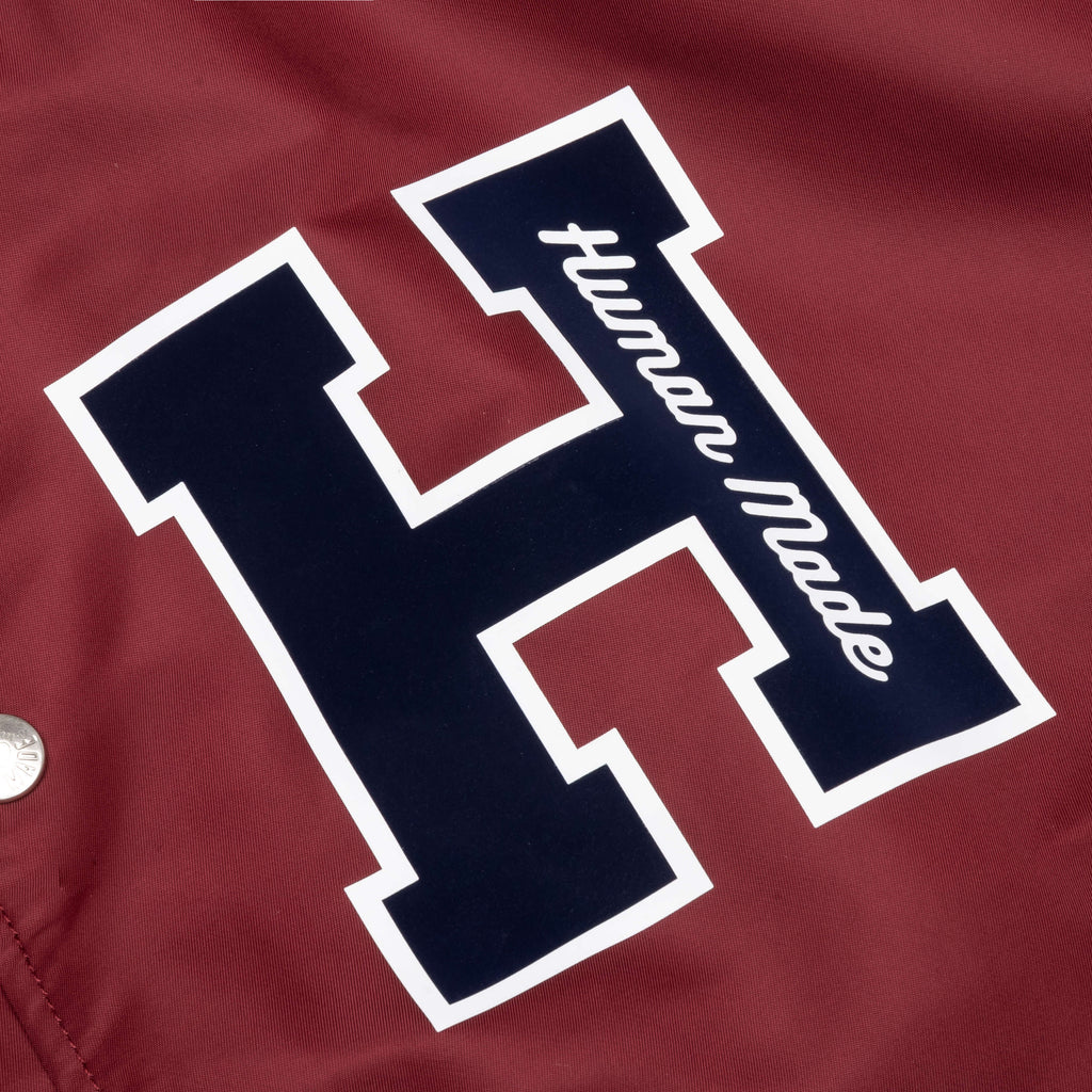 Nylon Stadium Jacket Burgundy